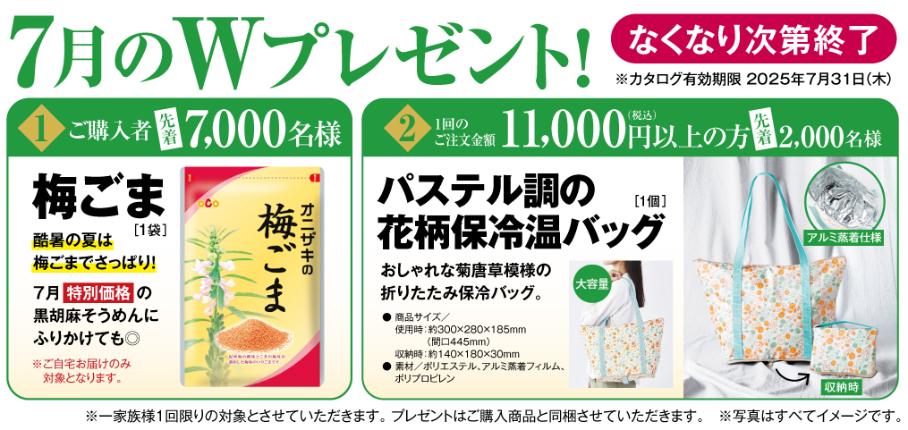  プレゼントのご案内