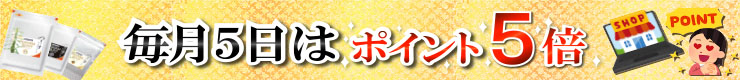 ポイント5倍