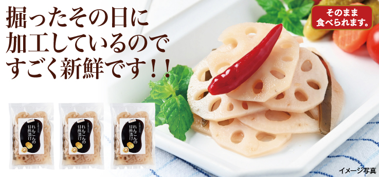 れんこん甘酢漬け