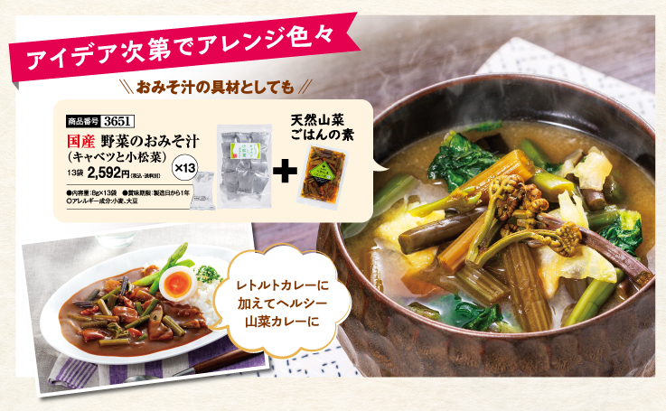 天然山菜ごはんの素